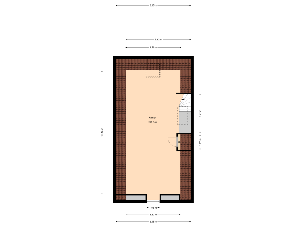 Bekijk plattegrond van 3e Verdieping van Conradkade 52