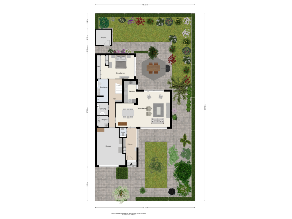 Bekijk plattegrond van Begane Grond Tuin van Grootveld 35