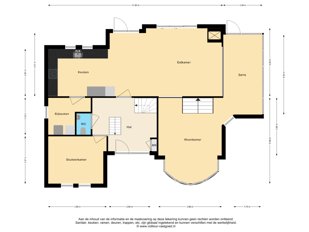 View floorplan of Begane grond of Freesiaberg 3