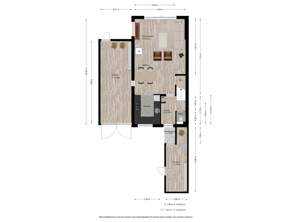 Bekijk plattegrond van Begane grond van Patrijzenhof 44