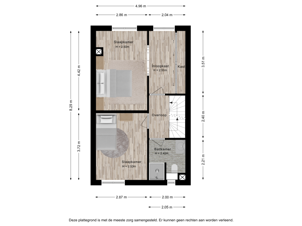 Bekijk plattegrond van Eerste verdieping van Patrijzenhof 44