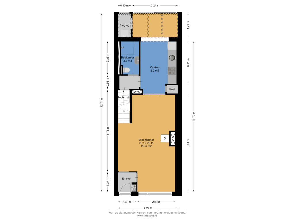 View floorplan of Begane Grond of Buitenkwartier 45