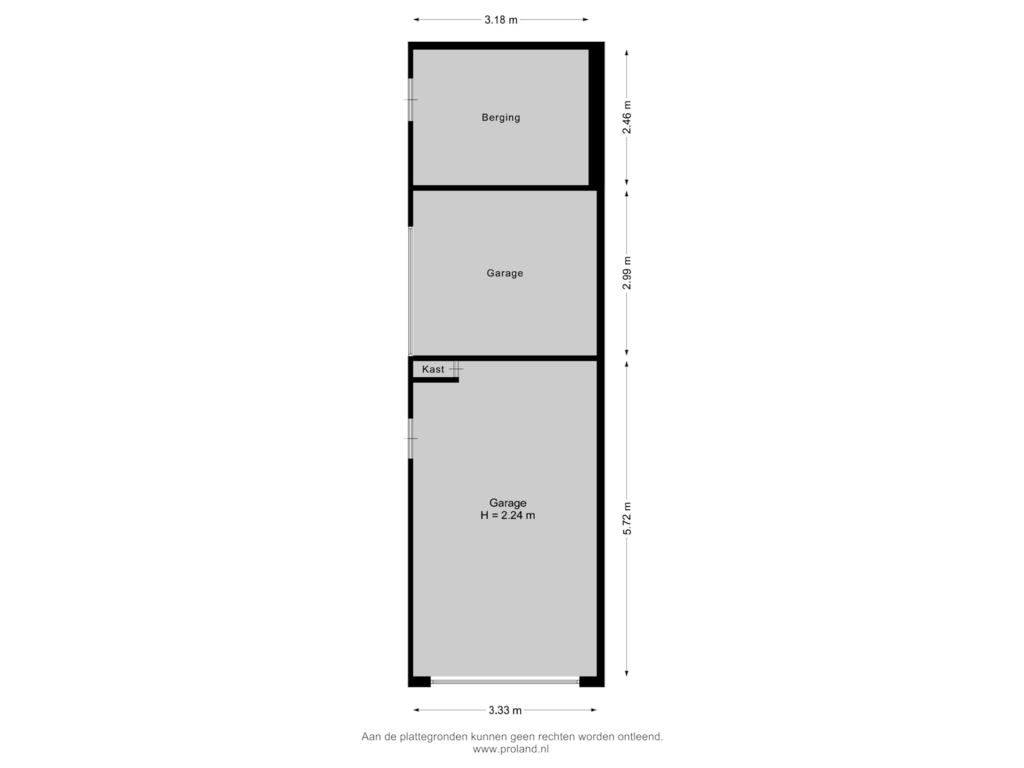 Bekijk plattegrond van Garage van Merkebuorren 51