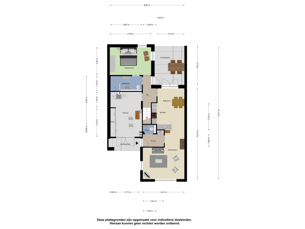 Bekijk plattegrond van Begane Grond van Gildetrom 8