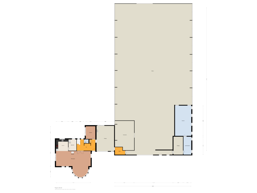 Bekijk plattegrond van Begane Grond van Gelpenberg 17-A