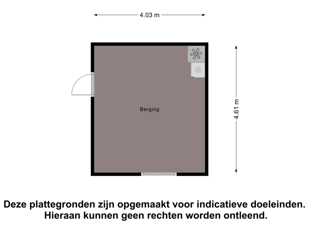 Bekijk plattegrond van Berging van Drostlaan 12