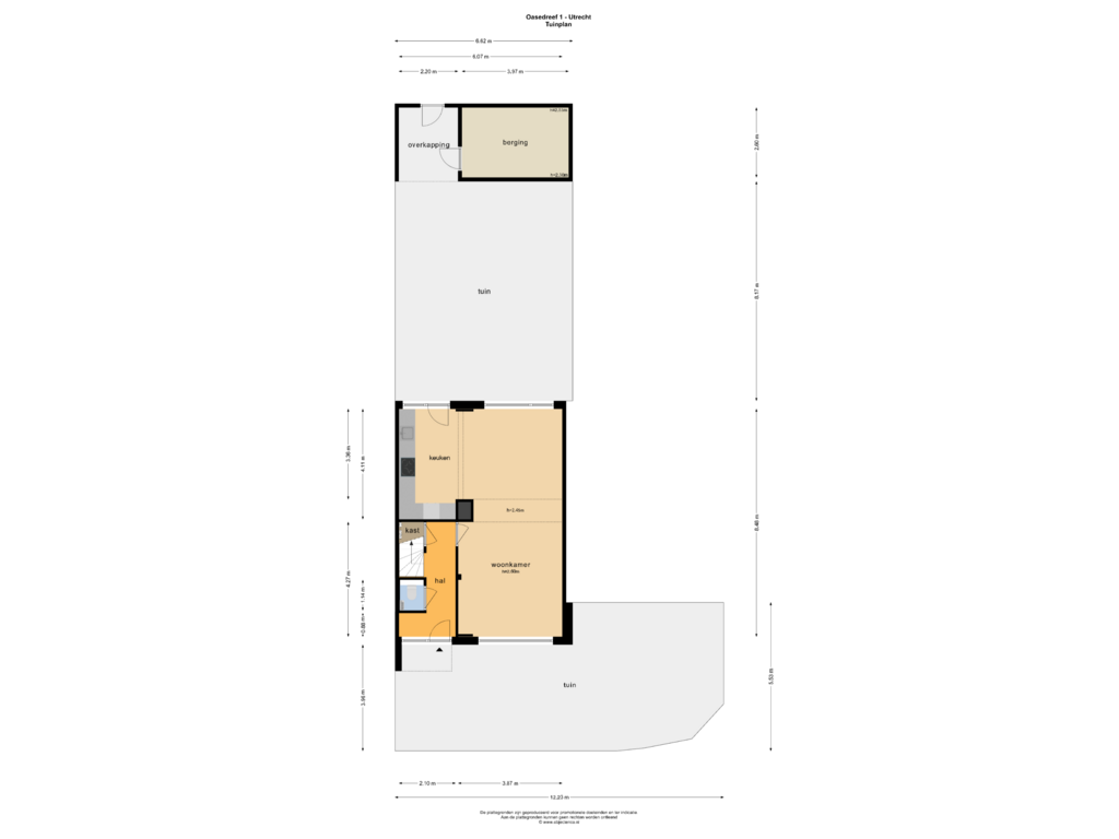 View floorplan of Tuin of Oasedreef 1