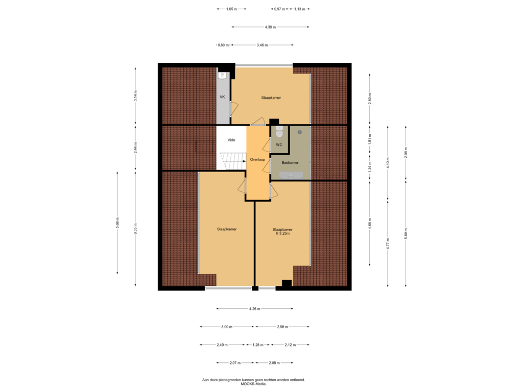 Bekijk plattegrond van 1e Verdieping van Ranonkelstraat 42