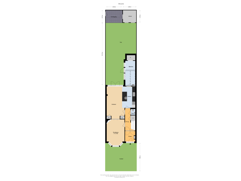 Bekijk plattegrond van Situatie van Zaanenlaan 34