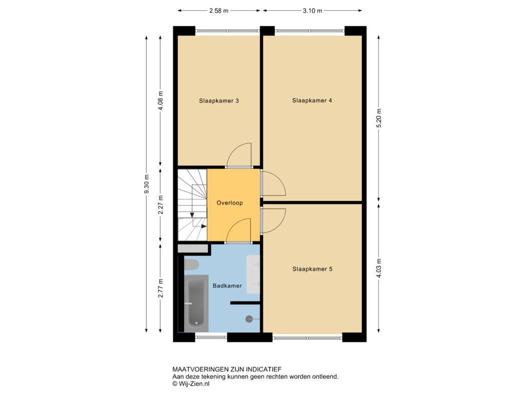 Bekijk plattegrond van 2E van Alver 70