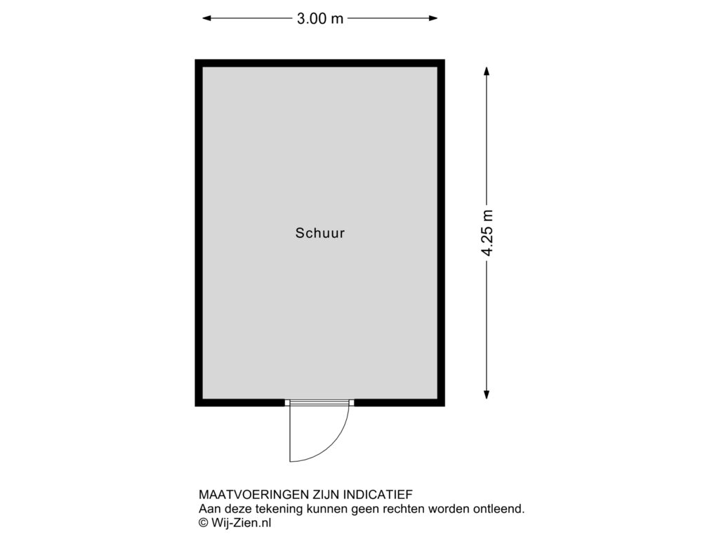 Bekijk plattegrond van Berging van Alver 70