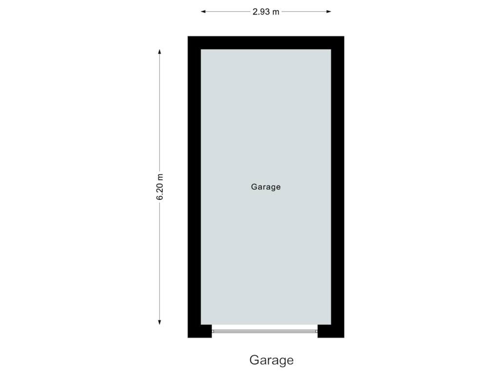 Bekijk plattegrond van Garage van Klaprooslaan 171