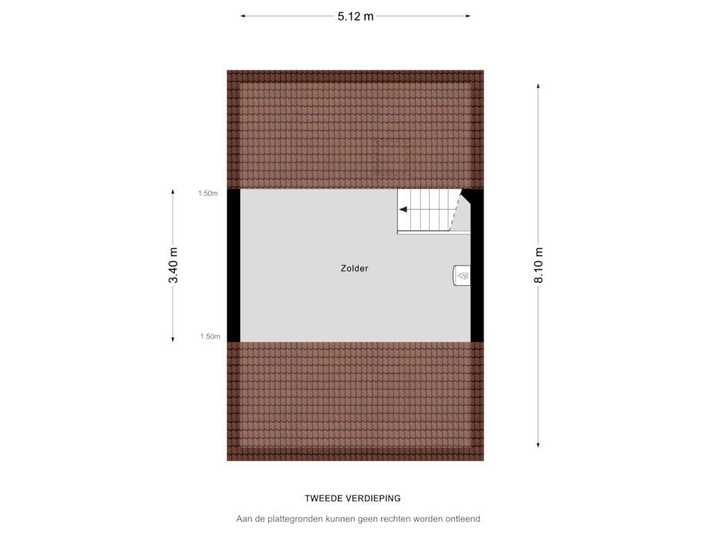 Bekijk plattegrond van Tweede verdieping van Gerbrandyborch 2