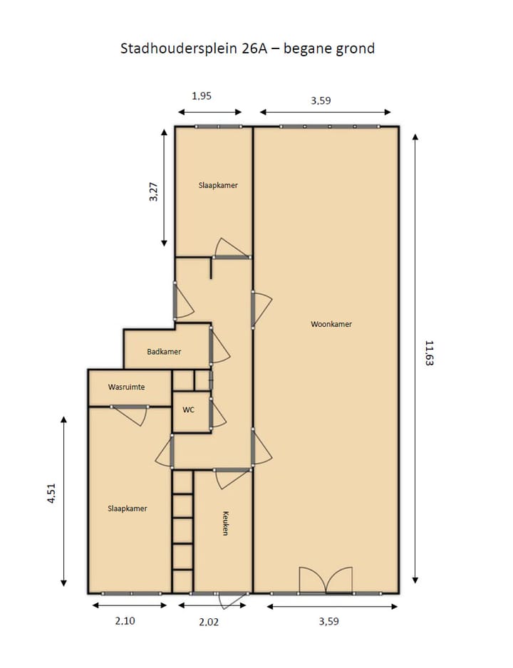 Foto 22 van Stadhoudersplein 26-A