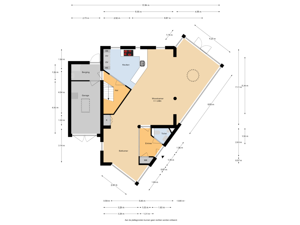 Bekijk plattegrond van Begane Grond van Ina Boudier-Bakkerhove 2