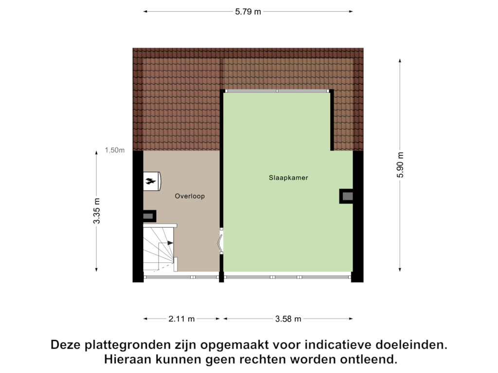 View floorplan of Tweede Verdieping of Boomstede 255