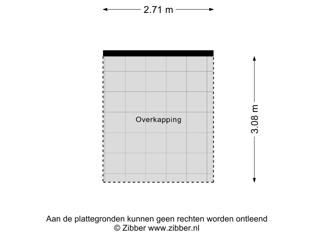 View floorplan of Overkapping of Rijensestraatweg 11