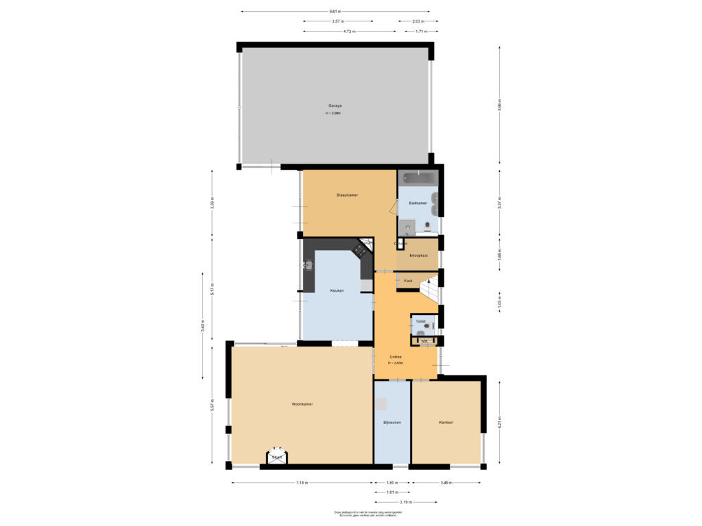 View floorplan of Begane grond of Nachtlân 12