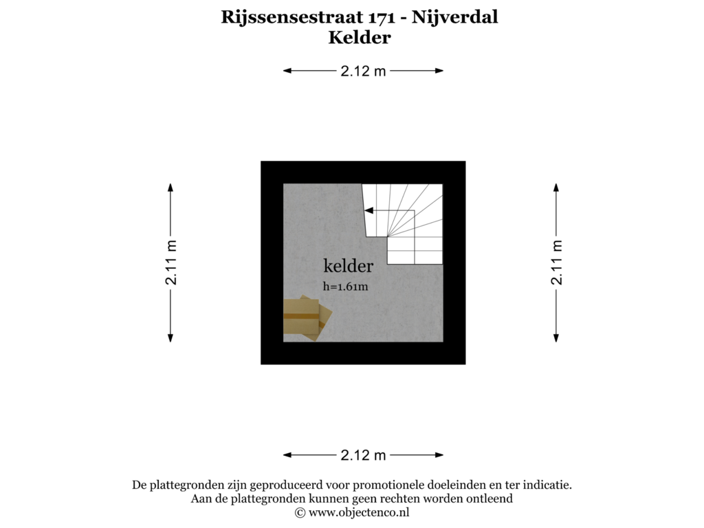 View floorplan of Kelder of Rijssensestraat 171