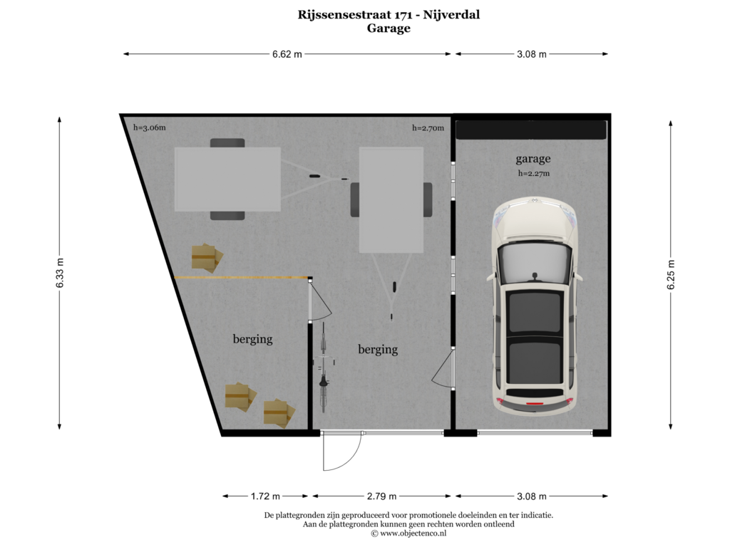 View floorplan of Garage of Rijssensestraat 171