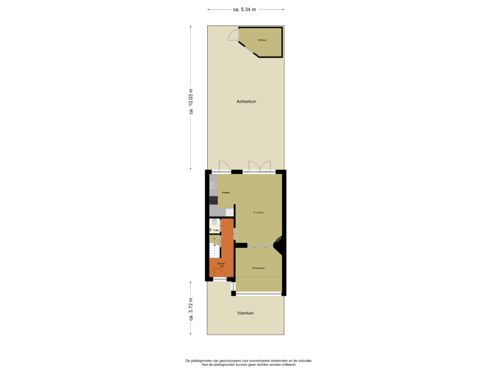 Bekijk plattegrond van Perceel van Van Meursstraat 51