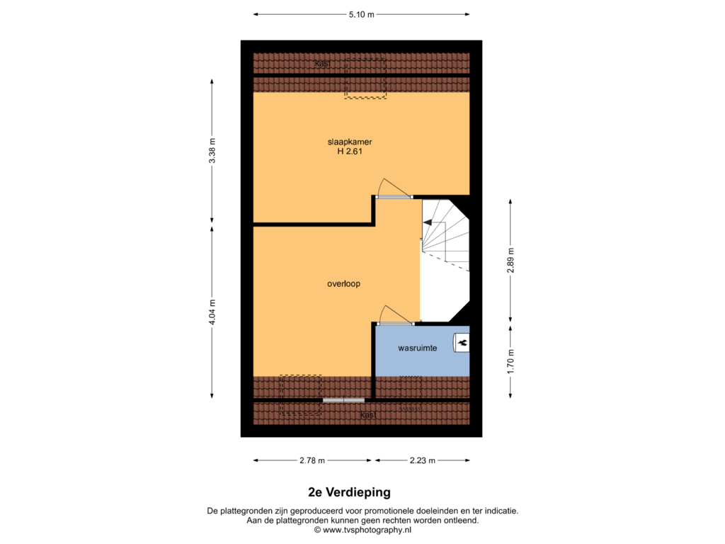 Bekijk plattegrond van 2e Verdieping van Draaistok 62