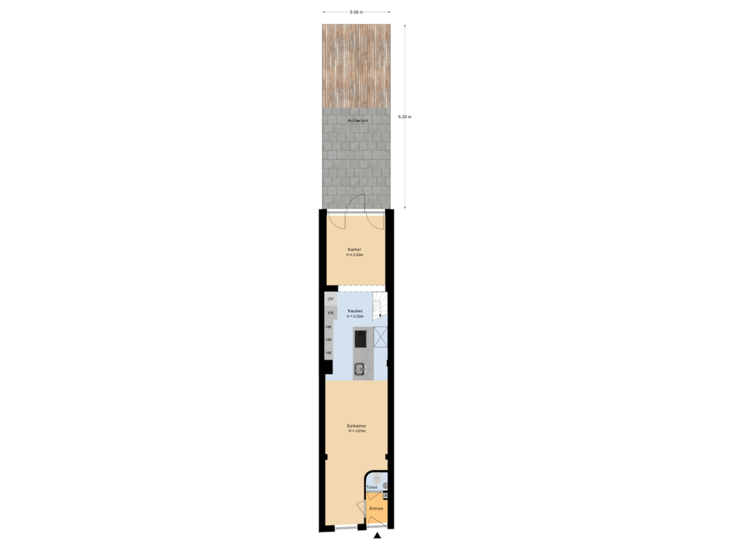 Bekijk plattegrond van Situatie van Schalkwijkstraat 49