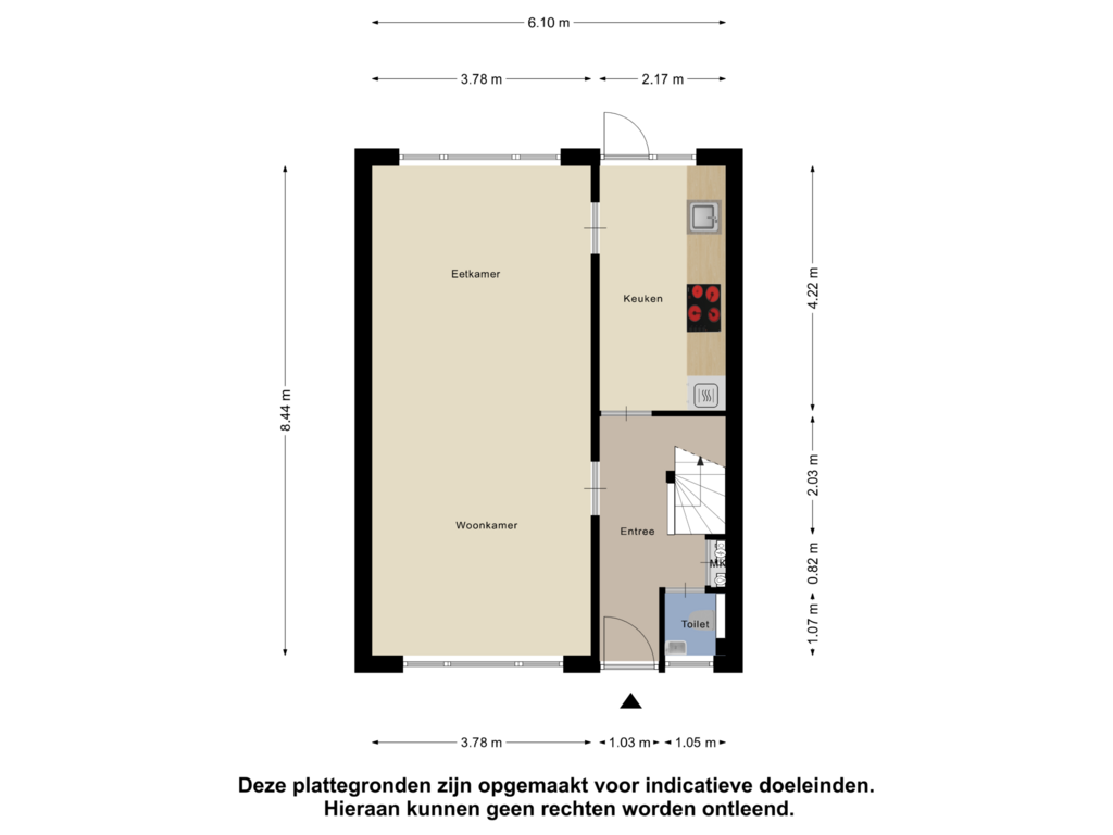 Bekijk plattegrond van Begane Grond van Prinses Margrietstraat 37