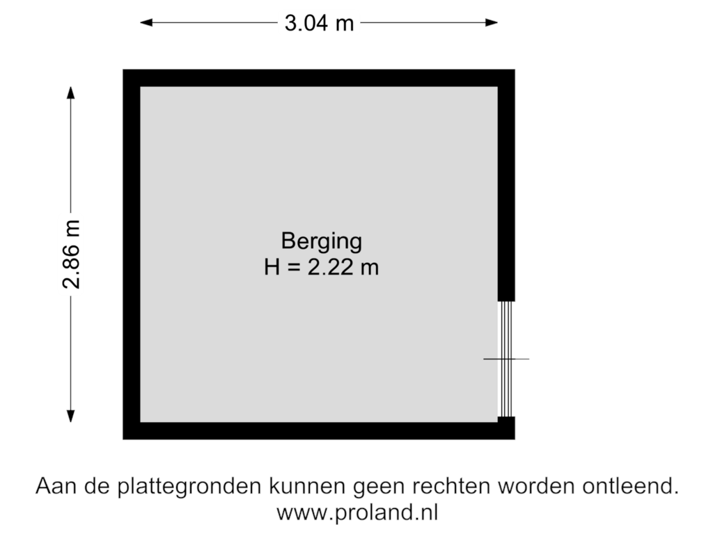 Bekijk plattegrond van Berging van Niermansgang 39