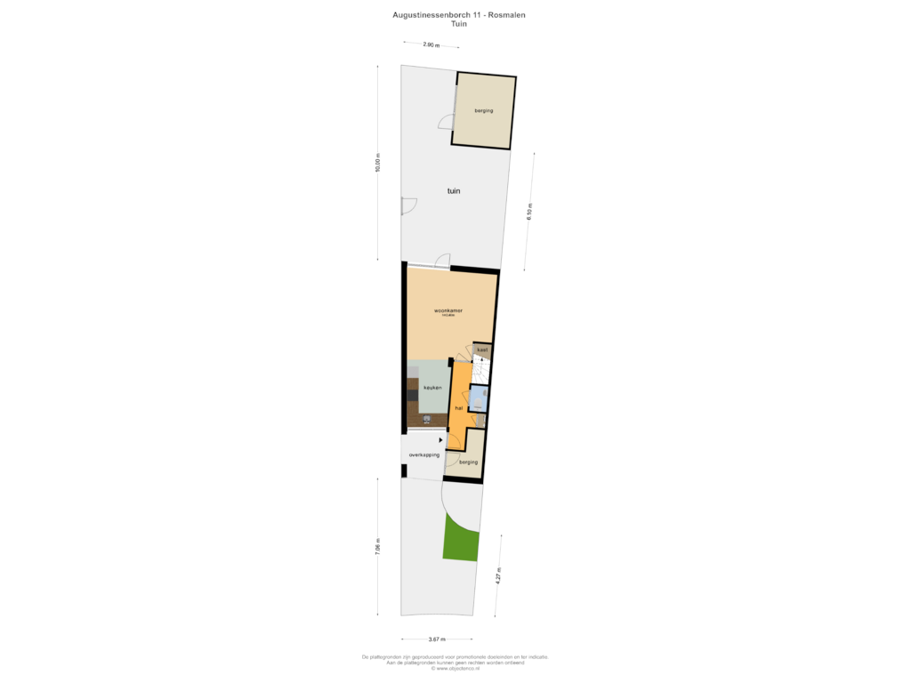 Bekijk plattegrond van TUIN van Augustinessenborch 11