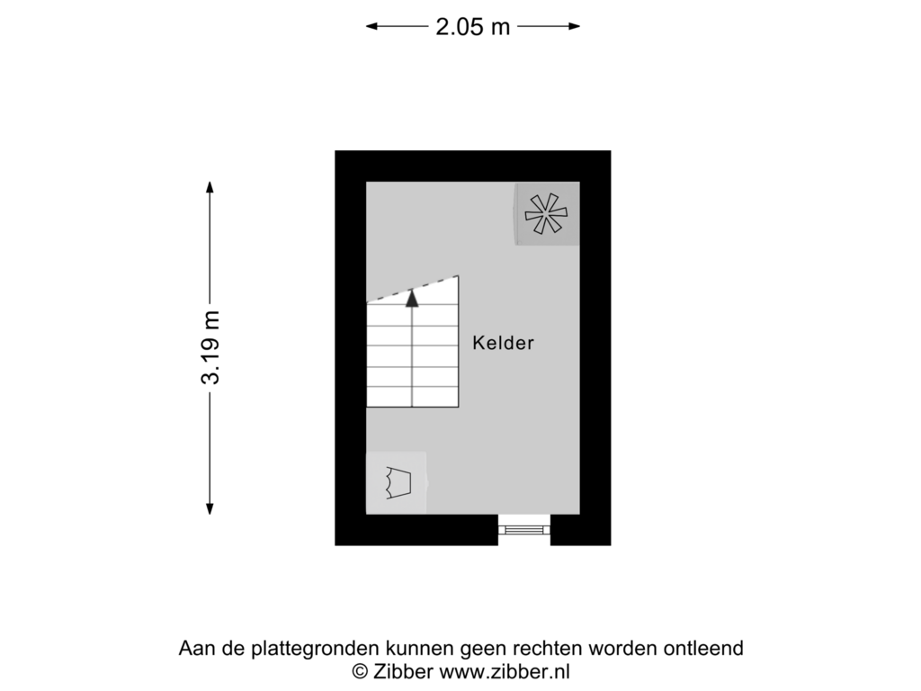 Bekijk plattegrond van Kelder van Vrangendael 80