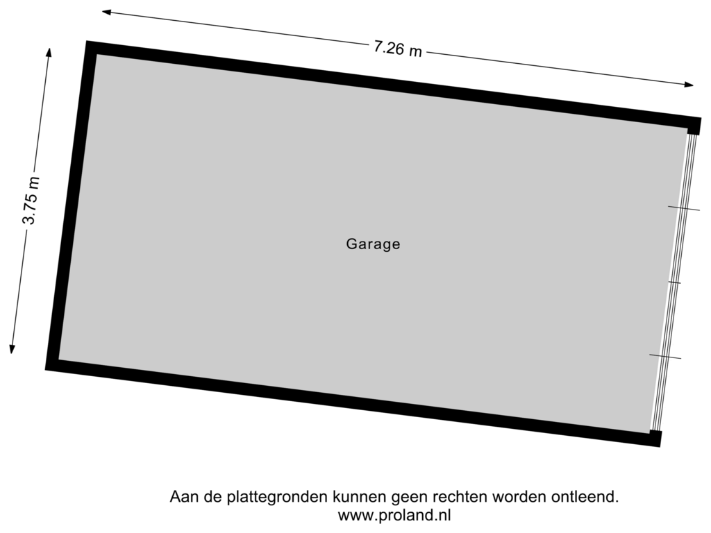 Bekijk plattegrond van Garage 2 van Zeedijk 15