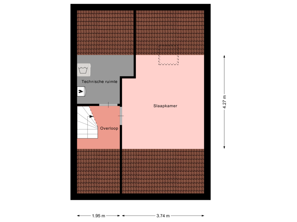 Bekijk plattegrond van Floor 2 van Uranushof 27