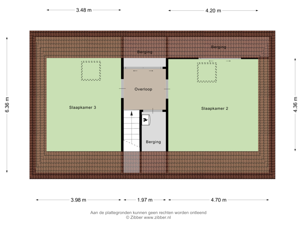 Bekijk plattegrond van Eerste Verdieping van Veulenweide 4