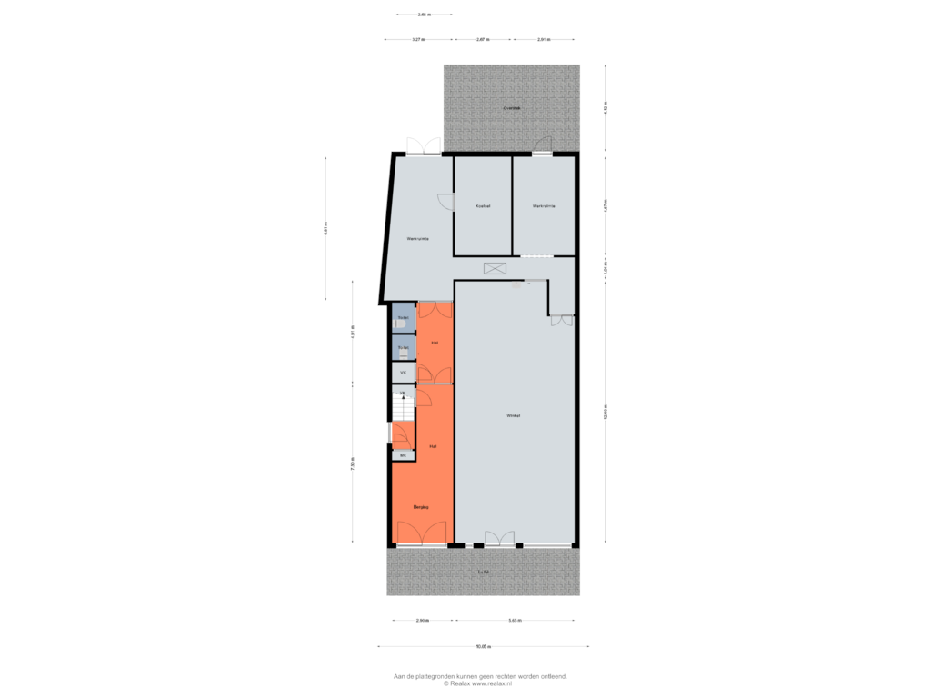 Bekijk plattegrond van Begane grond van Oudestraat 28