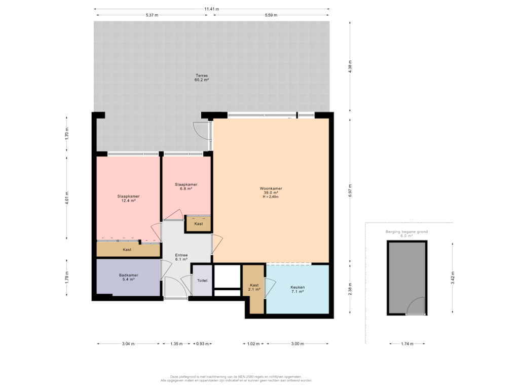 View floorplan of First floor of Saloméschouw 4