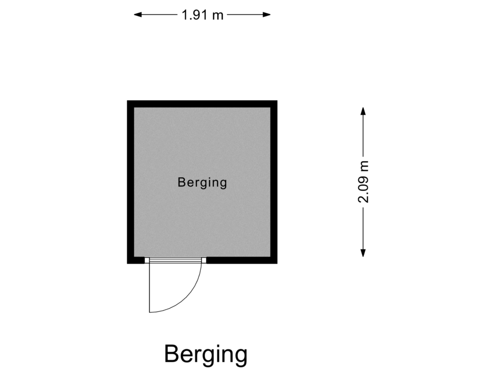 Bekijk plattegrond van Berging van Schoolstraat 11