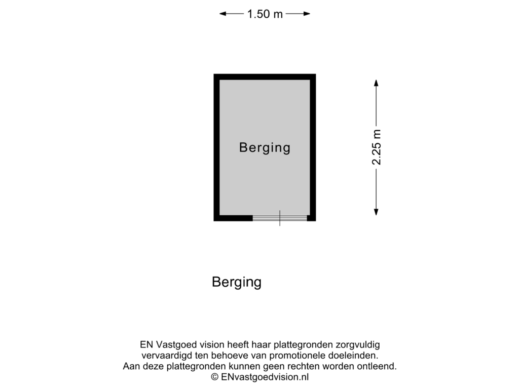 Bekijk plattegrond van Berging van Jan van Duivenvoordestraat 193