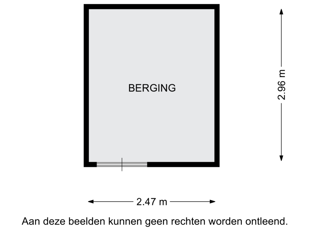 Bekijk plattegrond van Berging van Roosje Vostuin 15