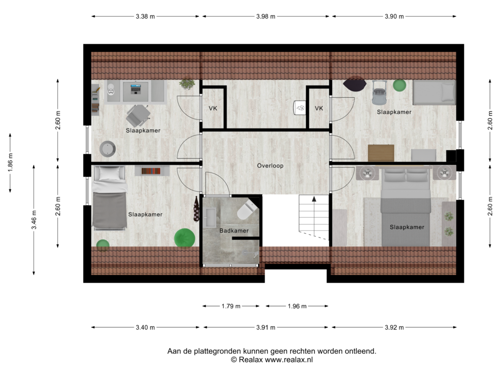 View floorplan of Verdieping of Witmoesdijk 2-C