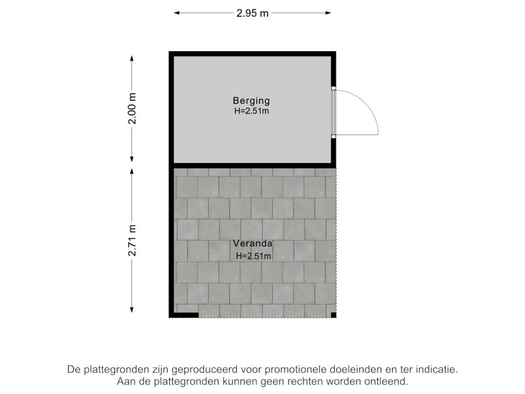 Bekijk plattegrond van Berging van Neptunusstraat 9