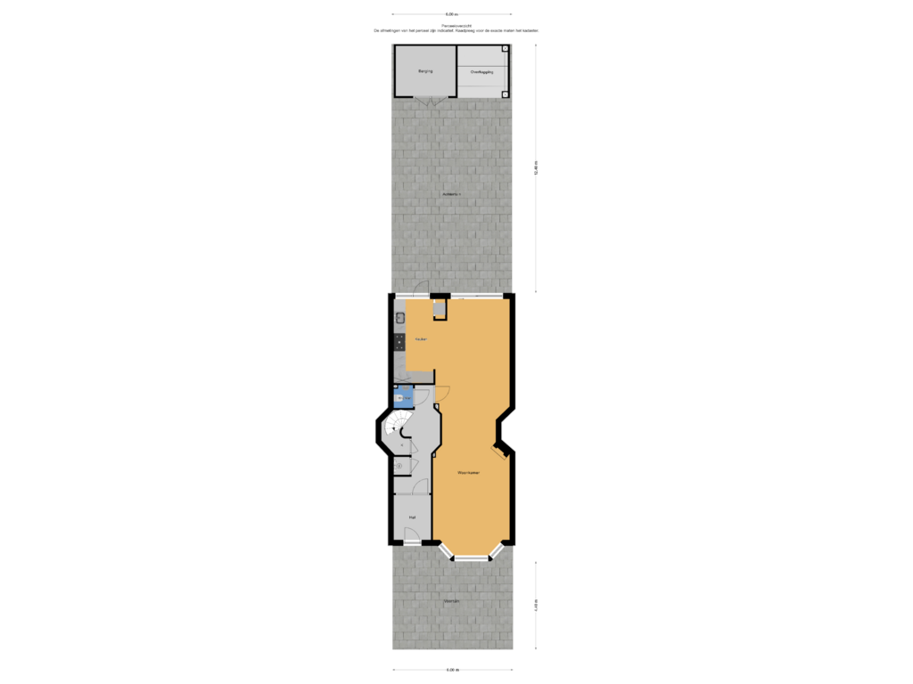 View floorplan of Perceeloverzicht of Druivenstraat 31