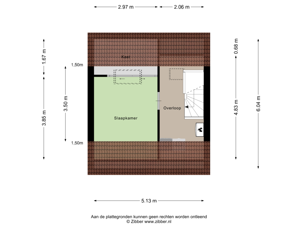 Bekijk plattegrond van Tweede verdieping van Tijm 4