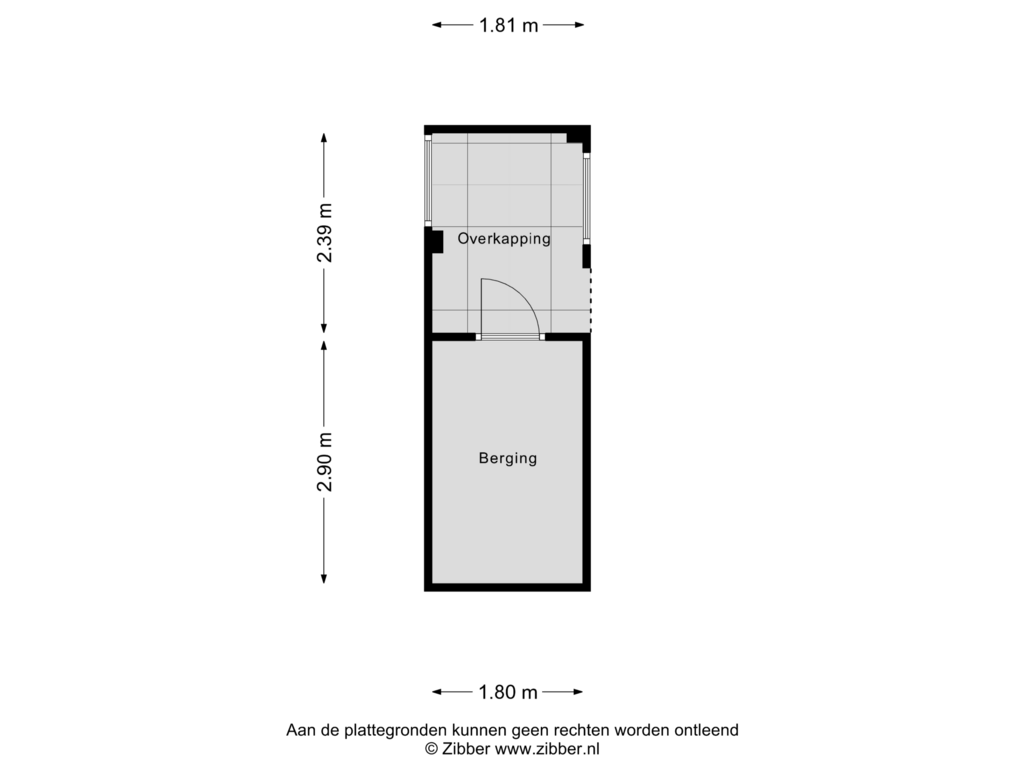 Bekijk plattegrond van Berging van Tijm 4