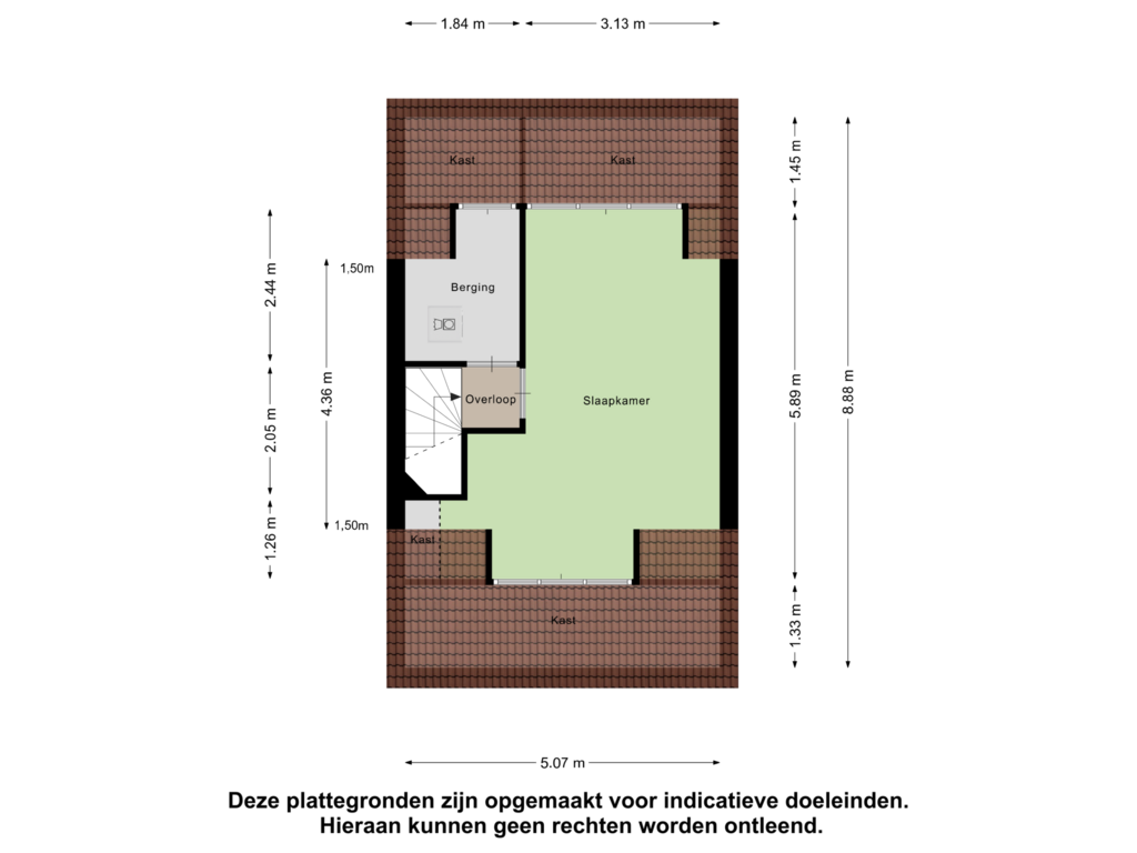 Bekijk plattegrond van Tweede Verdieping van Van Ravesteyndreef 23