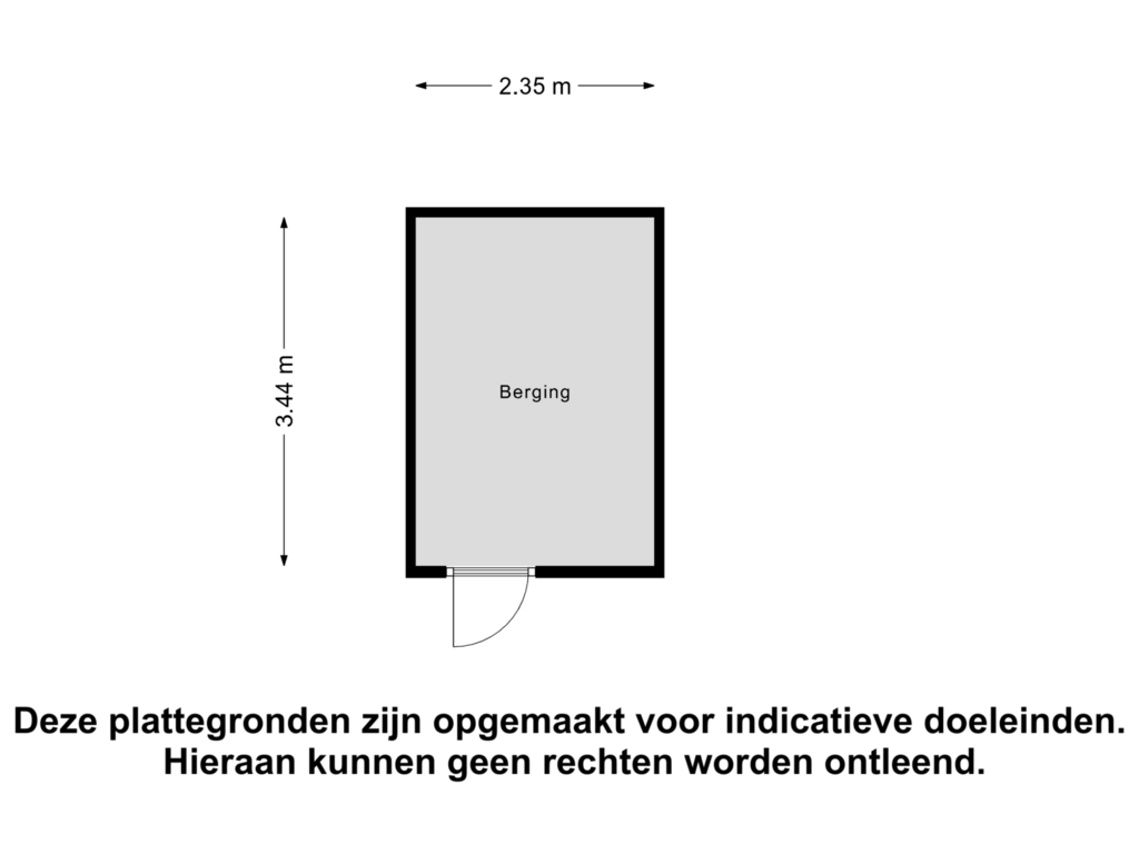 Bekijk plattegrond van Berging van Van Ravesteyndreef 23