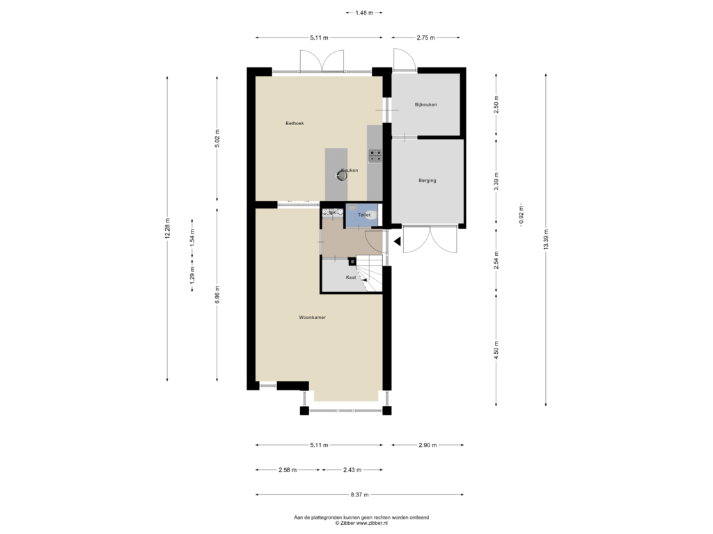 Bekijk plattegrond van Begane Grond van Jongsmalaan 47