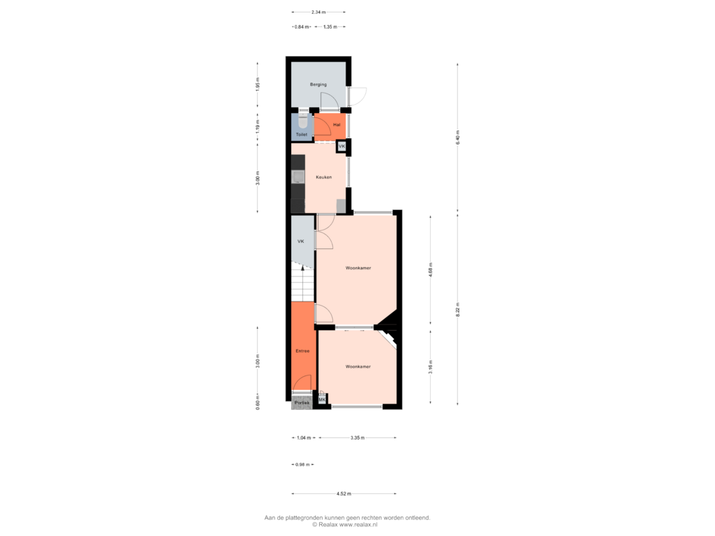 Bekijk plattegrond van Begane grond van Johan Wijnoltsstraat 122