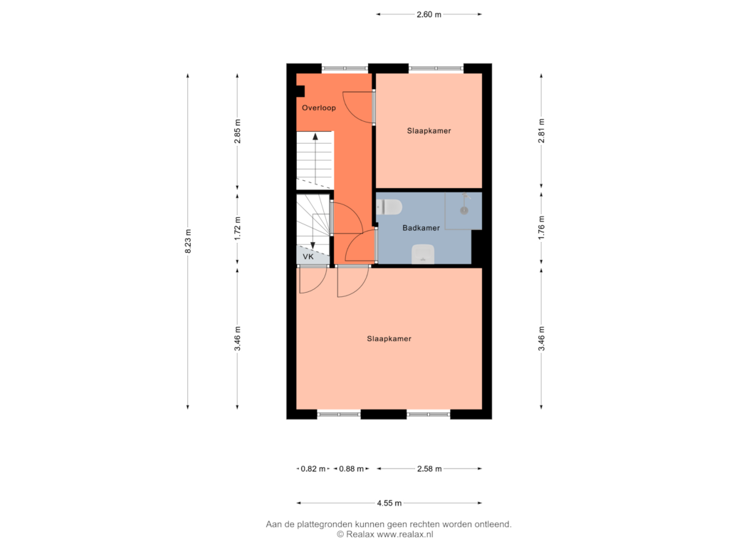 Bekijk plattegrond van Verdieping 1 van Johan Wijnoltsstraat 122