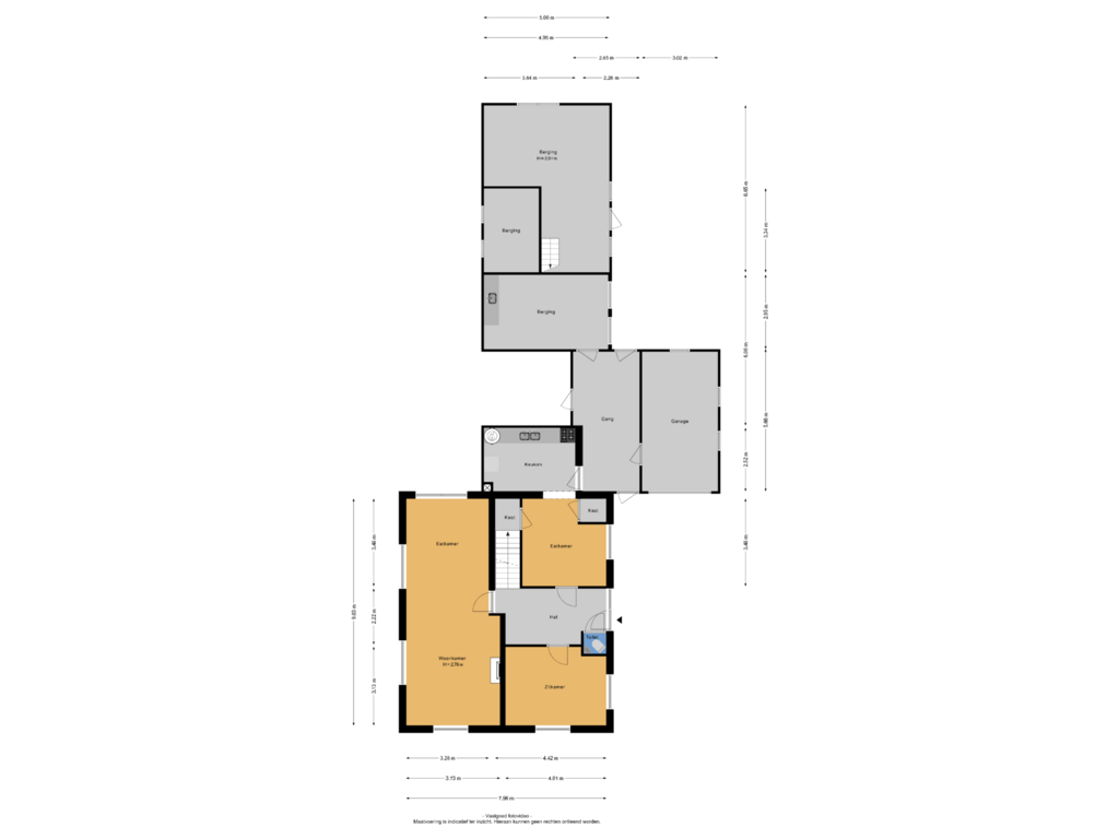 View floorplan of Begane grond of Middelweg 41